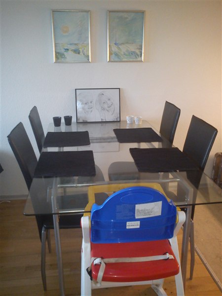 Super fedt spisebord.