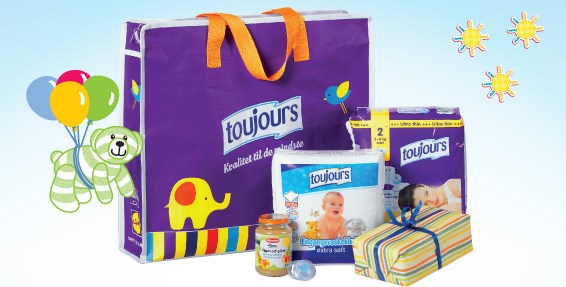 Gratis baby-startpakke i Lidl
