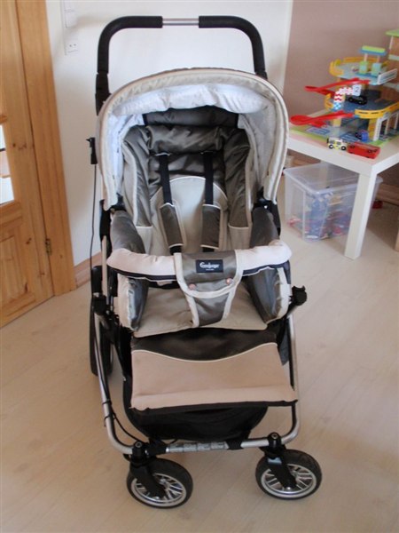 emmaljunga klapvogn/combivogn city cerox 360 sølges